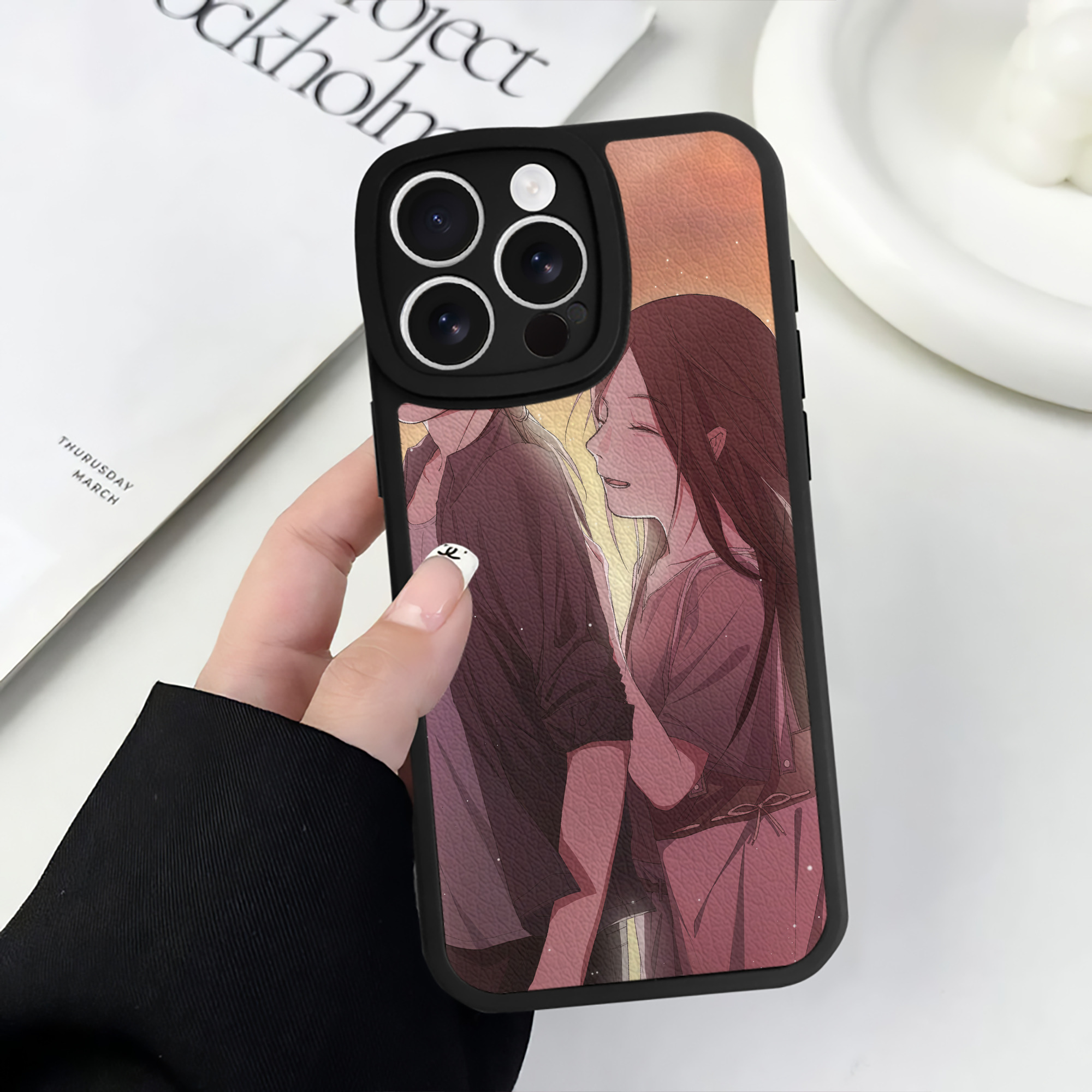 （画像用） NARUTO -ナルト- NARUTO -ナルト- 疾風伝 【iPhone 16シリーズ対応】シリコンスマホケース（レザー調） 材質：シリコン